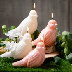 3.5"H Sullivans Pink Bird Candles - Set Of 2, Pink -Northlight Store GUEST f1038b35 3bd3 409c a3c7 c12ef6cf6c5b