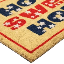 Northlight Red And Blue Americana Home Sweet Home Coir Outdoor Doormat 18" X 30" -Northlight Store GUEST f2e0b99a 5d37 4cb2 8a82 02a0ab590373