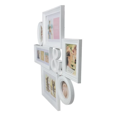 Northlight 27.75" White Multi-Size Collage Photo Picture Frame Wall Decoration 1 Northlight 27.75" White Multi-Size Collage Photo Picture Frame Wall Decoration