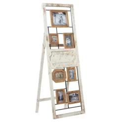 Wood 6 Slot Wall Photo Frame With Floor Stand Brown - Olivia & May -Northlight Store GUEST f634fa3f 96be 44c8 a20c bcc2e7134bd0
