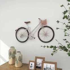 Metal Bike Wall Decor With Seat, Basket And Handles - Olivia & May 29 Metal Bike Wall Decor With Seat, Basket And Handles - Olivia & May -Northlight Store GUEST f823a223 721c 41bc 8d30 86f4117f9c76
