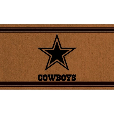Evergreen Dallas Cowboys Logo Turf Mat, Brown- 28 X 16 Inches Indoor Outdoor Doormat 1 Evergreen Dallas Cowboys Logo Turf Mat, Brown- 28 X 16 Inches Indoor Outdoor Doormat