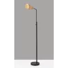Cove Floor Lamp Black - Adesso