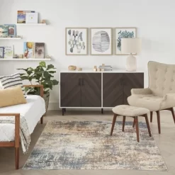 Nourison Astra Machine Washable Modern Abstract Indoor Rug 16 Nourison Astra Machine Washable Modern Abstract Indoor Rug -Northlight Store GUEST fc7ae4bb ee9a 426e 9bab ae110452d694