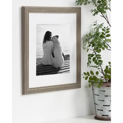 11" X 14" Kieva Floated Wall Frame Gray - Kate & Laurel All Things Decor 5 11" X 14" Kieva Floated Wall Frame Gray - Kate & Laurel All Things Decor - Image 5