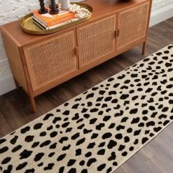 Daffodil Leopard Print Woven Rug - Threshold™ -Northlight Store GUEST fd7ce3b6 e6f3 40a7 83d7 ec02ffd3ec0b