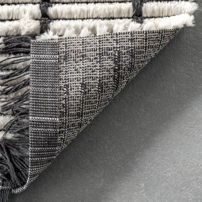 NuLOOM Hayes Soft Shaggy Textured Vine Fringe Area Rug 6 NuLOOM Hayes Soft Shaggy Textured Vine Fringe Area Rug - Image 6