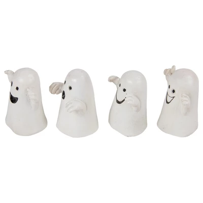 Northlight Set Of 12 Mini Ghost Decorations 1.5" 3 Northlight Set Of 12 Mini Ghost Decorations 1.5" - Image 3